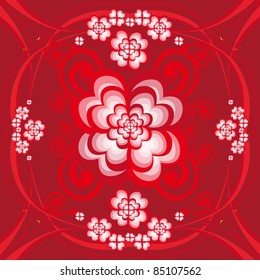 Floral Vector Background .EPS10 Compatible