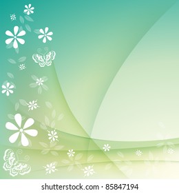 Floral Vector Background .EPS10 Compatible