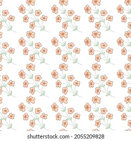 Floral vector background. Flowers print. Design for banners, covers, posters, invitations, textiles, scrapbooking, decoupage, brochures.