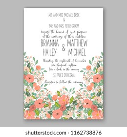 Floral vector background for wedding invitation christmas party invitation bridal shower baby shower christening baptism birthday card anniversary poinsettia winter holiday wreath