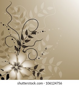 Floral vector banners
