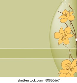 Floral vector banners