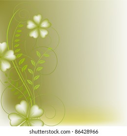 Floral vector banners
