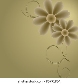 Floral vector banners