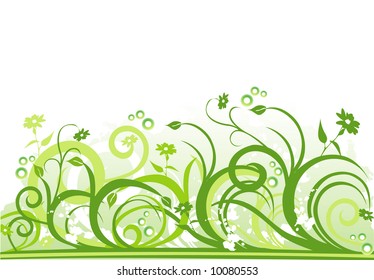 floral vector composition