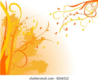 floral vector composition