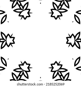 A floral vector decorative frame.