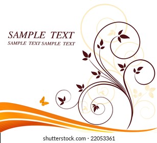 Floral vector design