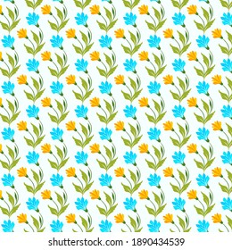 floraler Vektordesign-Hintergrund für Stoffdruck