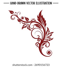 Floral vector design , Floral clipart