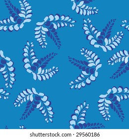 Floral vector design pattern