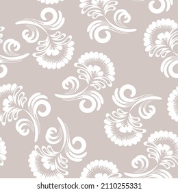 Floral vector elegant seamless pattern