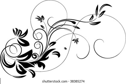 floral vector element