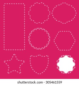 floral vector frame