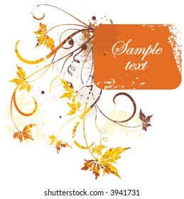 Floral vector frame series. Add your text inside.