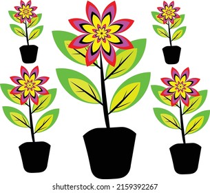 fondo de diseño gráfico vectorial floral