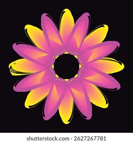 Floral vector graphic design illustration background vector