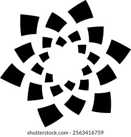 a floral vector icon illustration