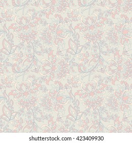 floral vector illustration damask background