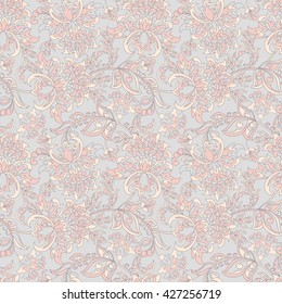 floral vector illustration damask background