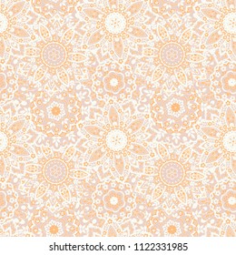 floral vector illustration in damask style