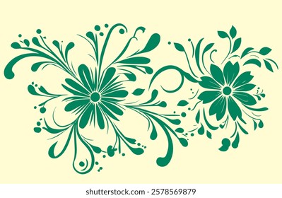 floral vector illustration eps art