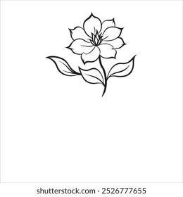 A floral vector illustration silhouette offers an intriguing fusion of simplicity and sophistication. These designs strip down the intricate details of real-life flowers, capturing only their most ess