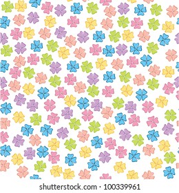 Floral vector illustrations of frames and backgrounds