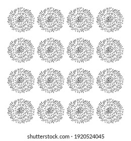 composiciones aisladas de vectores florales en postales y pegatinas. decoraciones para tarjetas de felicitación, invitaciones, banners, volantes.