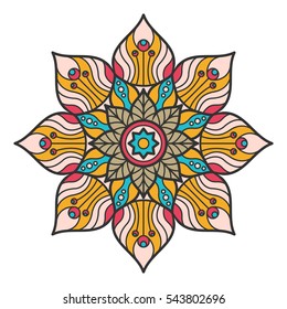floral vector mandala
