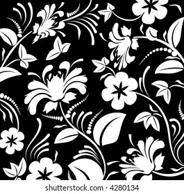 Floral vector ornament