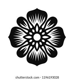 Floral Vector Ornament For Backgrounds, Logos, Stickers, Labels, Tags And Other Design.
