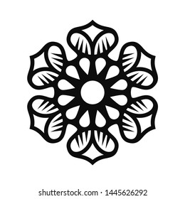 Flower Icon Trendy Design Template On Stock Vector (Royalty Free ...