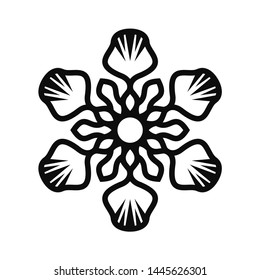 Floral Vector Ornament For Backgrounds, Logos, Stickers, Labels, Tags And Other Design.
