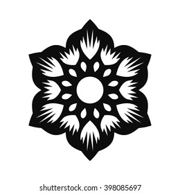 Floral Vector Ornament For Backgrounds, Logos, Stickers, Labels, Tags And Other Design.