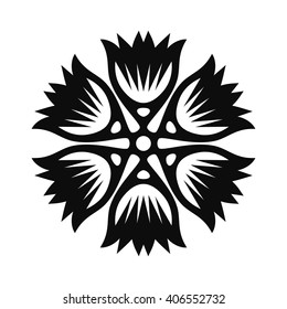 Floral Vector Ornament For Backgrounds, Logos, Stickers, Labels, Tags And Other Design.