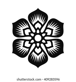 Floral Vector Ornament For Backgrounds, Logos, Stickers, Labels, Tags And Other Design.