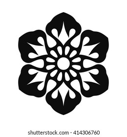 Floral Vector Ornament For Backgrounds, Logos, Stickers, Labels, Tags And Other Design.