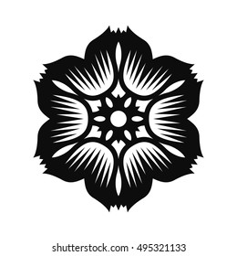 Floral Vector Ornament For Backgrounds, Logos, Stickers, Labels, Tags And Other Design.