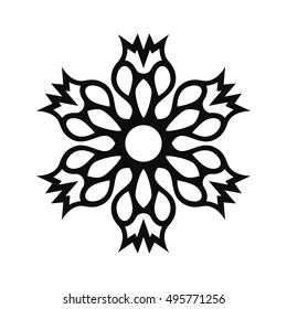 Floral Vector Ornament For Backgrounds, Logos, Stickers, Labels, Tags And Other Design.