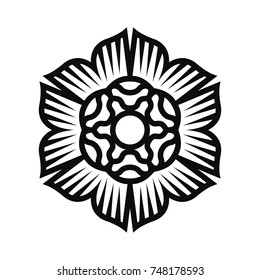Floral Vector Ornament For Backgrounds, Logos, Stickers, Labels, Tags And Other Design.