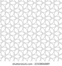 Floral vector ornament. Seamless abstract classic background with light leaves. Pattern with repeating floral elements. Ornament for wallpaper and packaging