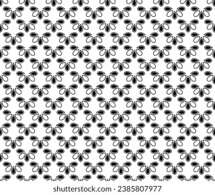 Floral vector ornament. Seamless abstract classic background with flowers. Pattern with repeating floral elements. Ornament for wallpaper and packaging