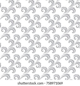 Floral vector ornamental pattern