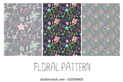 Floral vector pattern