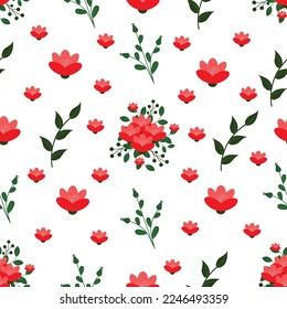 Floral Vector Pattern.This is an eps file.