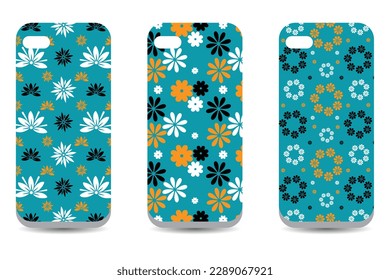 Floral vector phone protector case cover, colorful mobile phone cover case silicon protector 