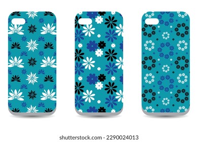Floral vector phone protector case cover, colorful mobile phone cover case silicon protector 