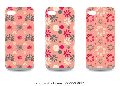 Floral vector phone protector case cover, colorful mobile phone cover case silicon protector 