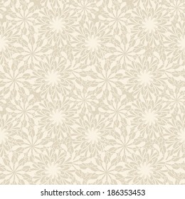 Floral vector seamless pattern